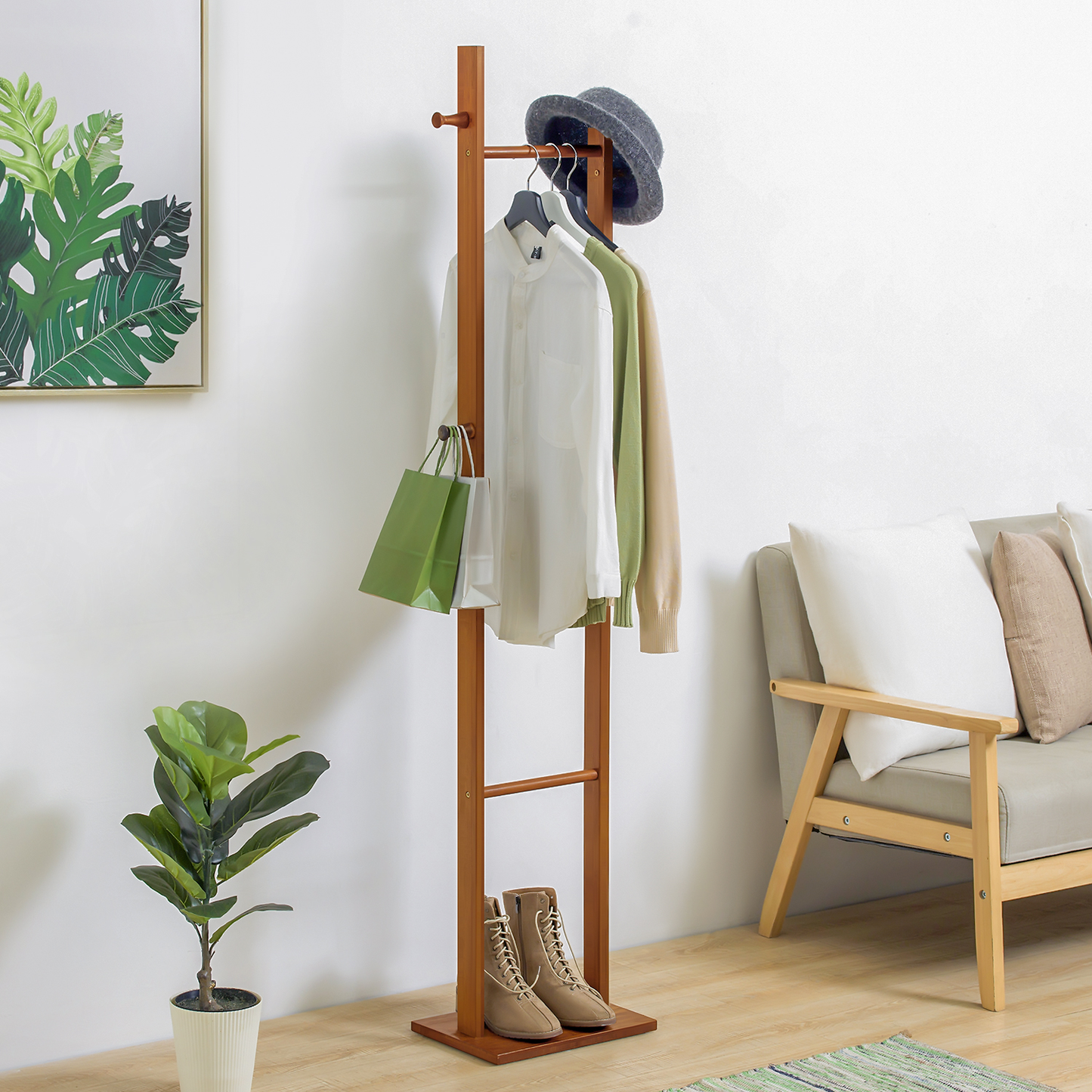 Coat Tree Stand - H Frame