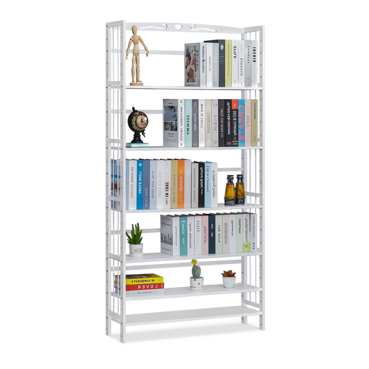 Adjustable Multi-Functional Shelving Organizer - 6 Tier - White
