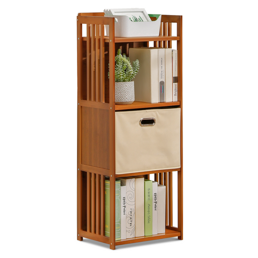 Multi-Functional Storage Cabinet - Vertical Fence Frame - with Storage Box