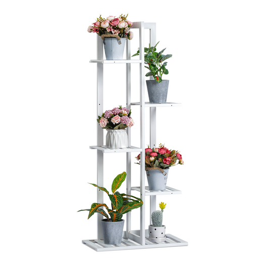 Freestanding Flower Display Rack - 18" - White