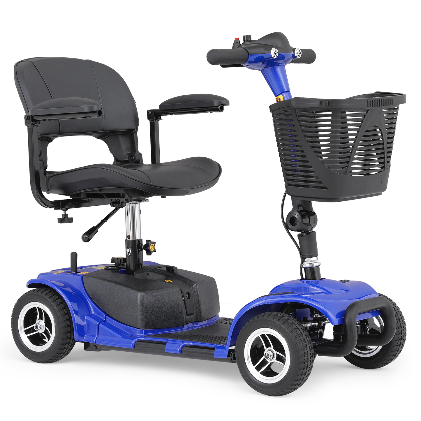 4-Wheels Mobility Scooter - 12 Miles of Battery Life - Adjustable Seat - Up to 3.8mph