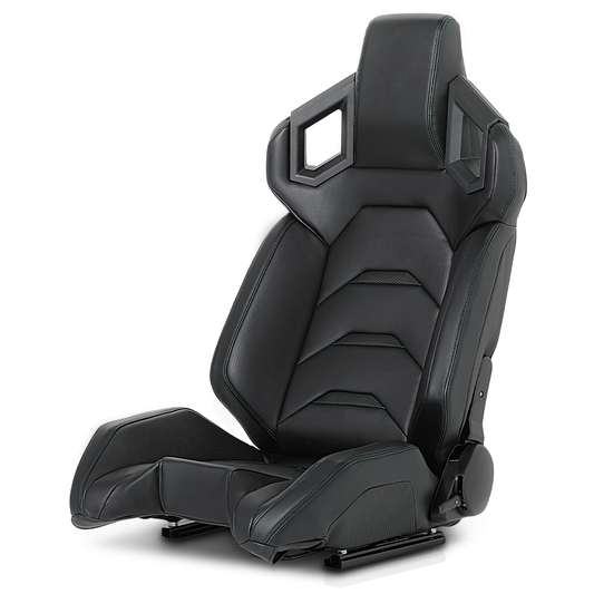 PU leather Gaming Seat - Black - For Racing Simulator