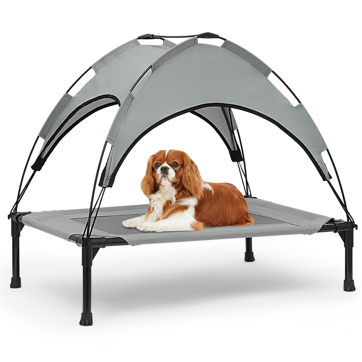 Pet Bed - w/ Canopy - Grey