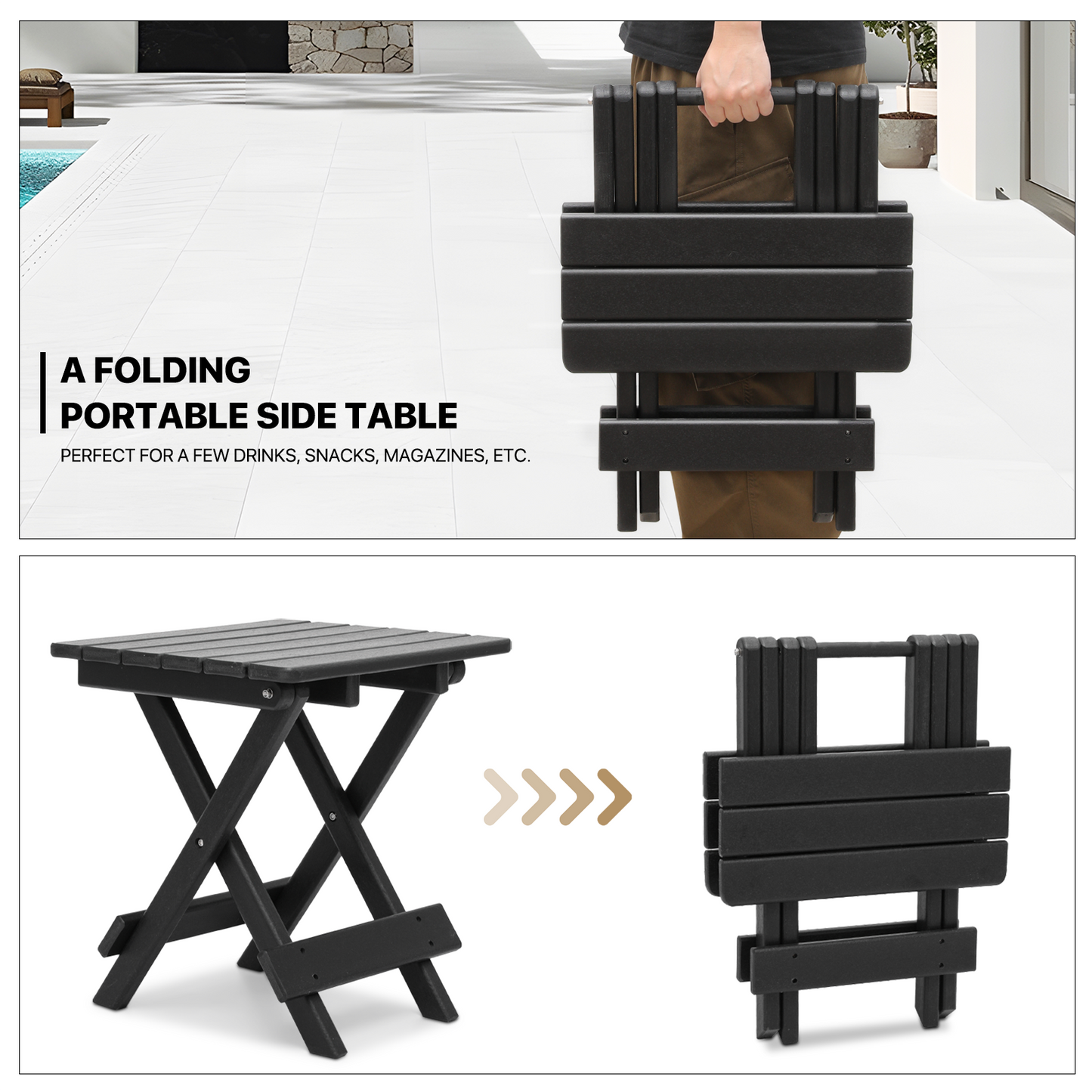 Bistro Set - 2 Rocking Chair & 1 Table