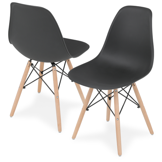 2 Pieces Dining Chair -Egg Shell Shape - 32" Height