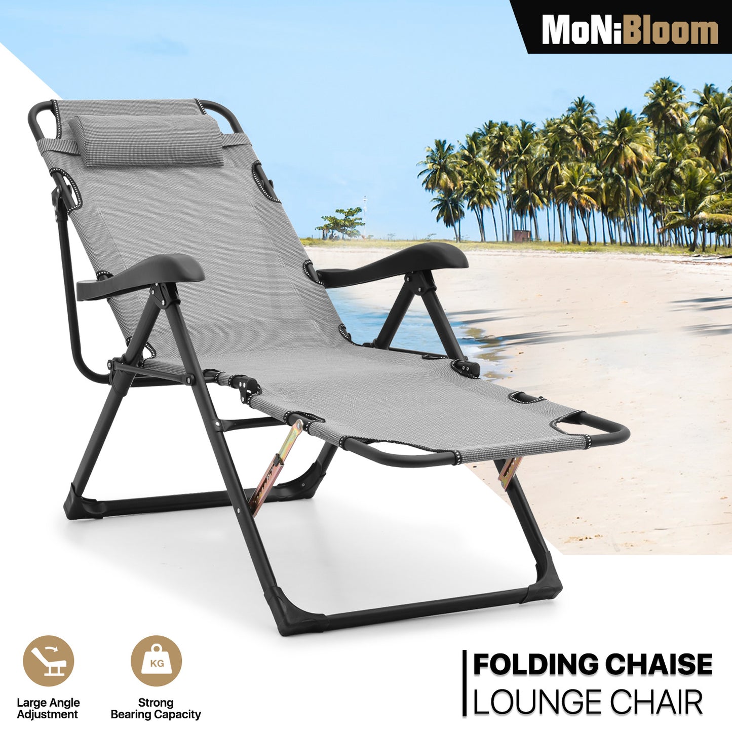 Folding 3 in 1 Lounge Chair