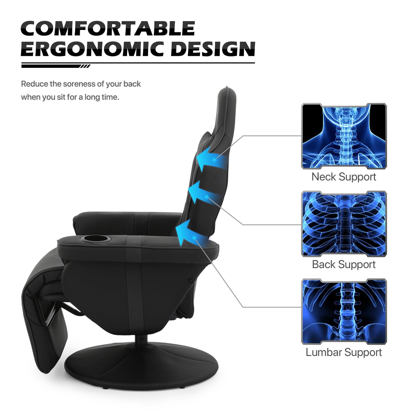 Reclinable Computer Chair #001