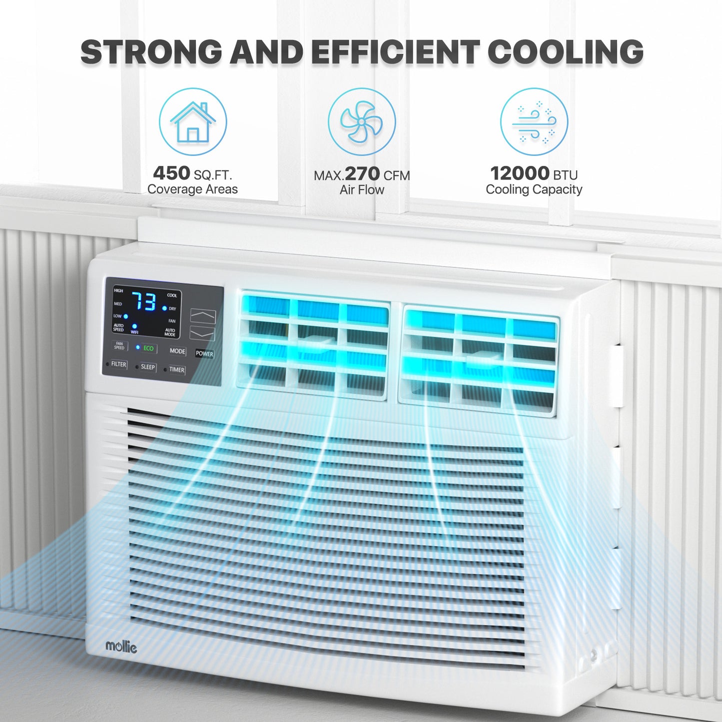 Electrical - Window Air Conditioner w/remote + Wifi App-12K
