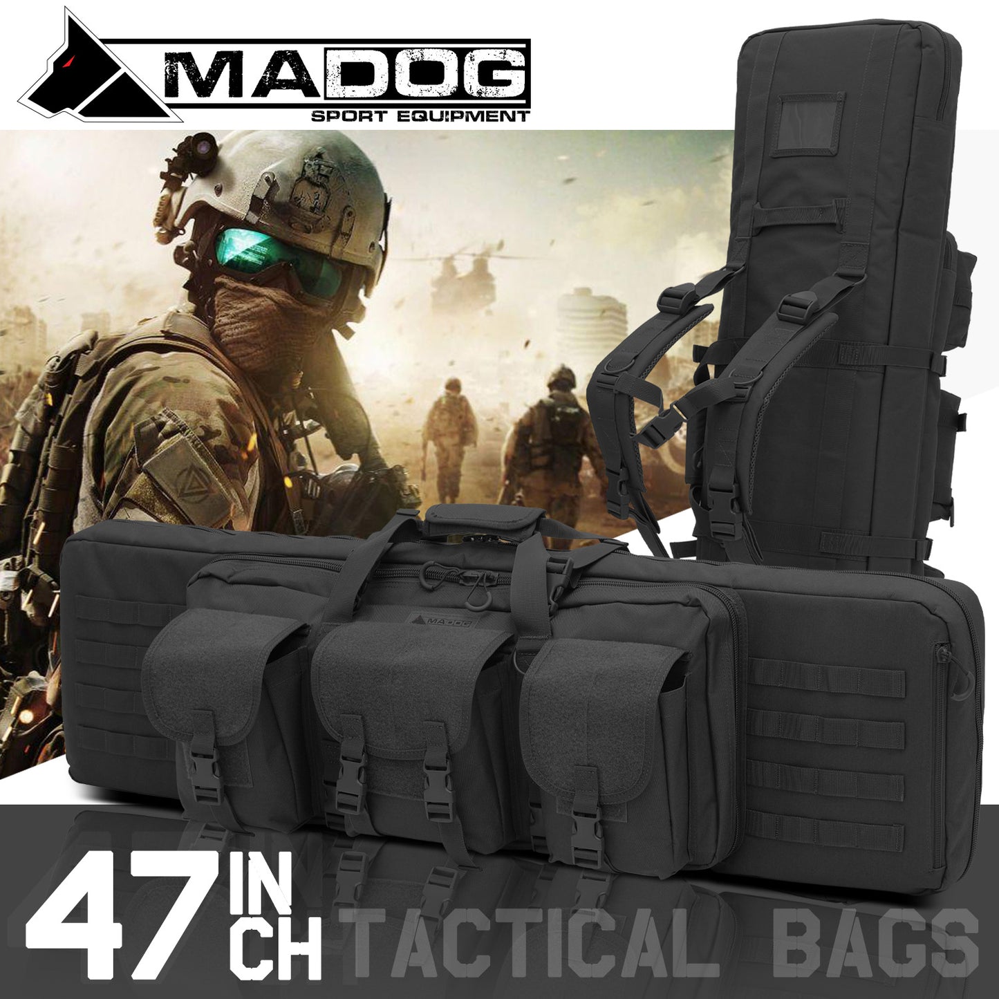 Tactical Gun Bag - 46.5'' Length