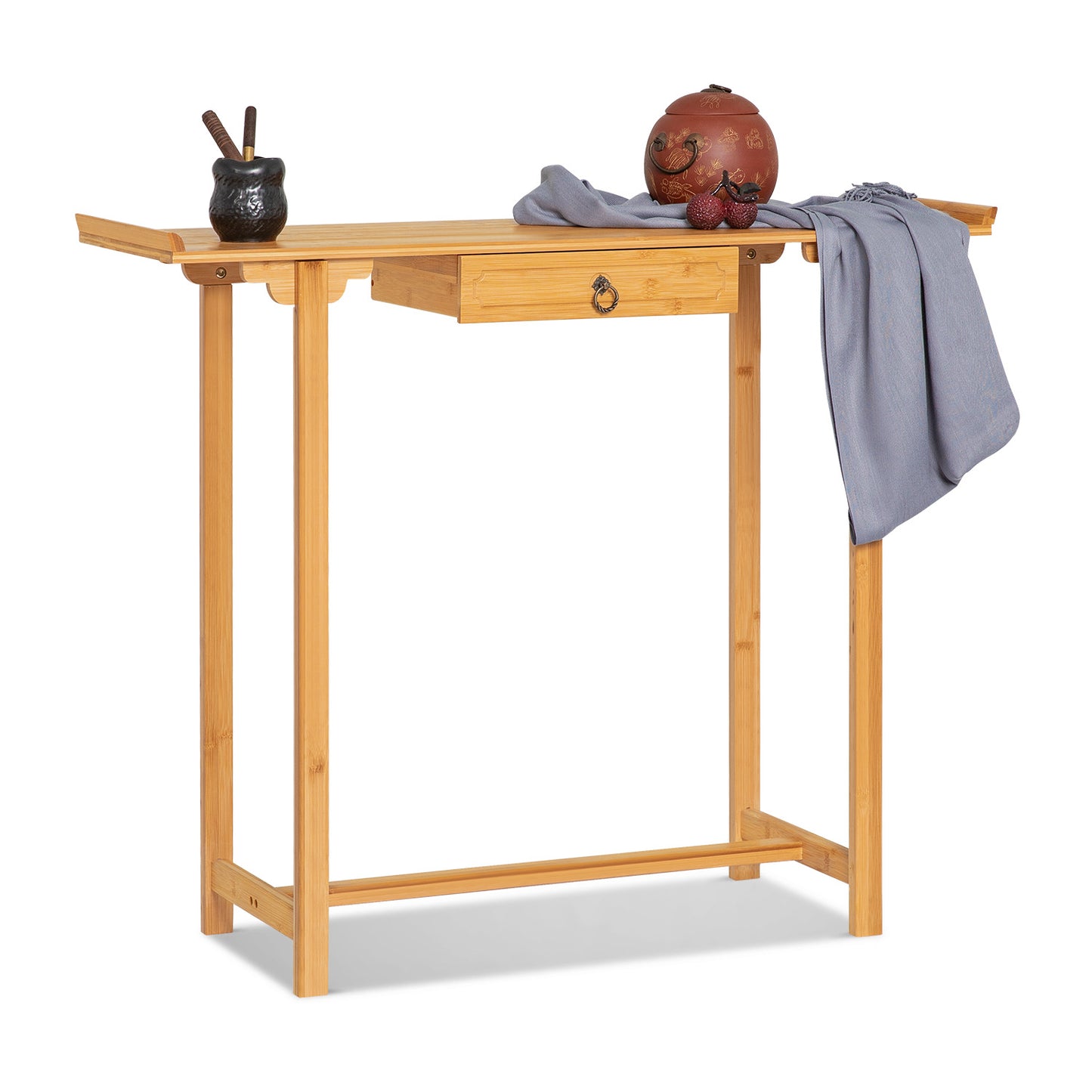 Chinese Altar Table w/Drawer - Natural