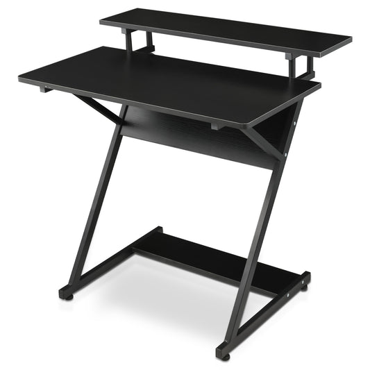 Computer Desk 31.5"x23"x32.5" - w/Monitor Shelf & CPU Stand