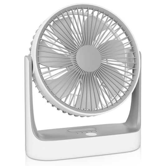 6" USB Desk Fan - 180¡ã Tilt - w/Hanging Hook