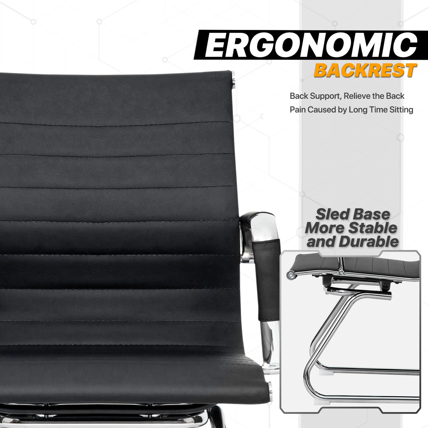Sled Base Conference Chair