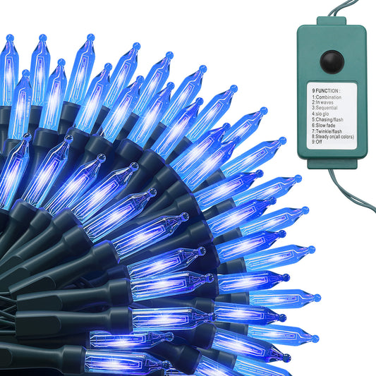 LED String Fairy Light - 200 Bulbs, 65 Ft - 8 Modes - Connectable