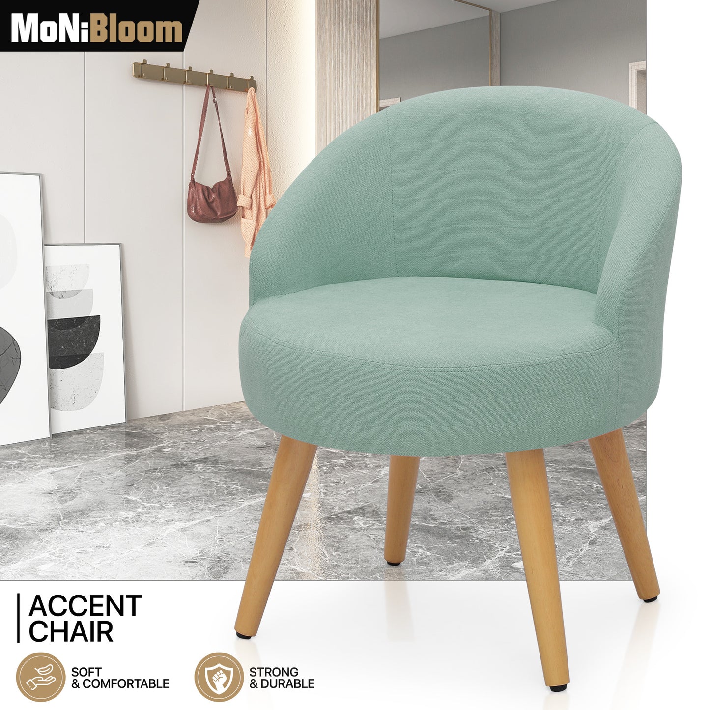 Leisure Upholstery Tufted Accent Chair