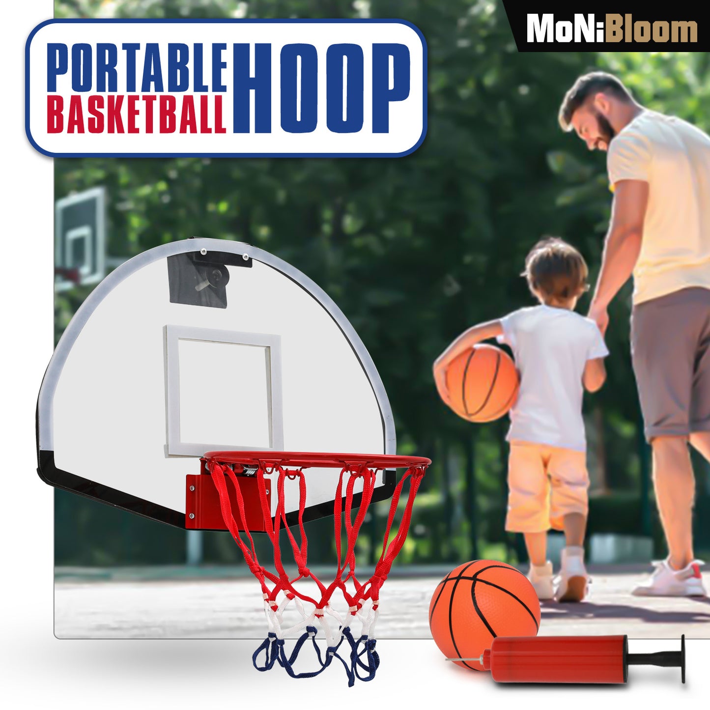 Over Door Hoop - Semicircle Backboard