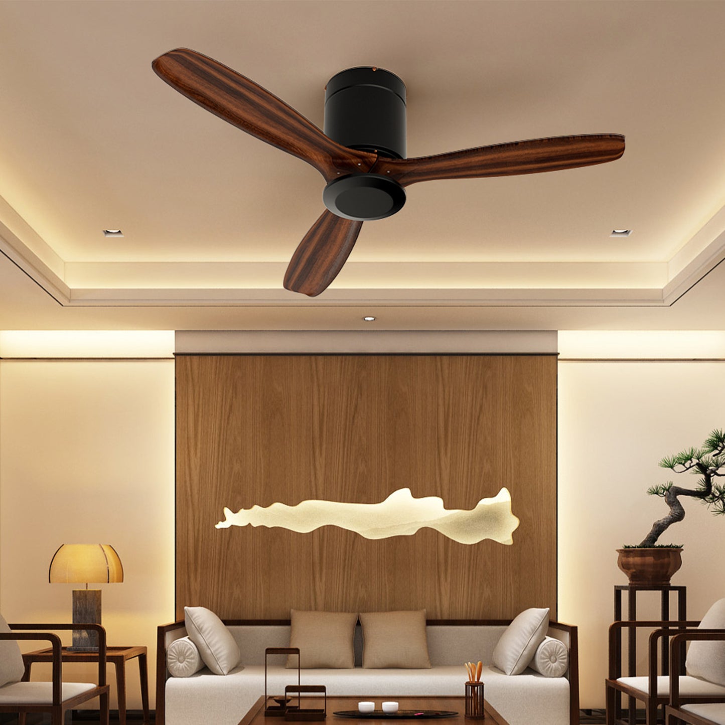 52" Reversible Ceiling Fan - 3 Blades