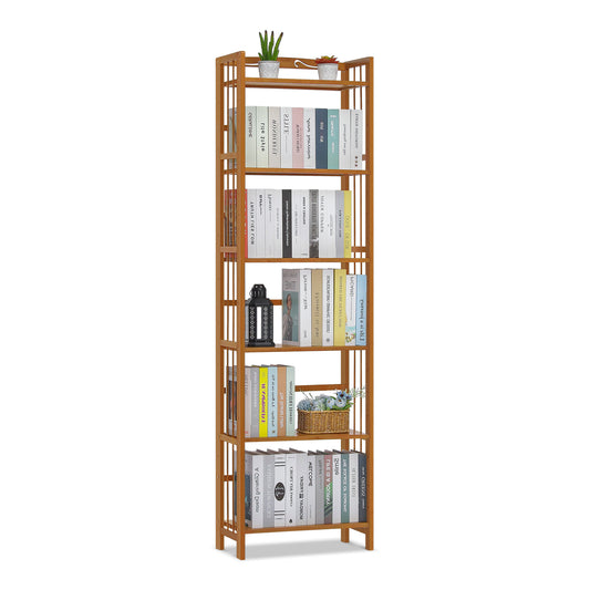 Adjustable Multi-Functional Shelving Organizer - 6 Tier - Natural