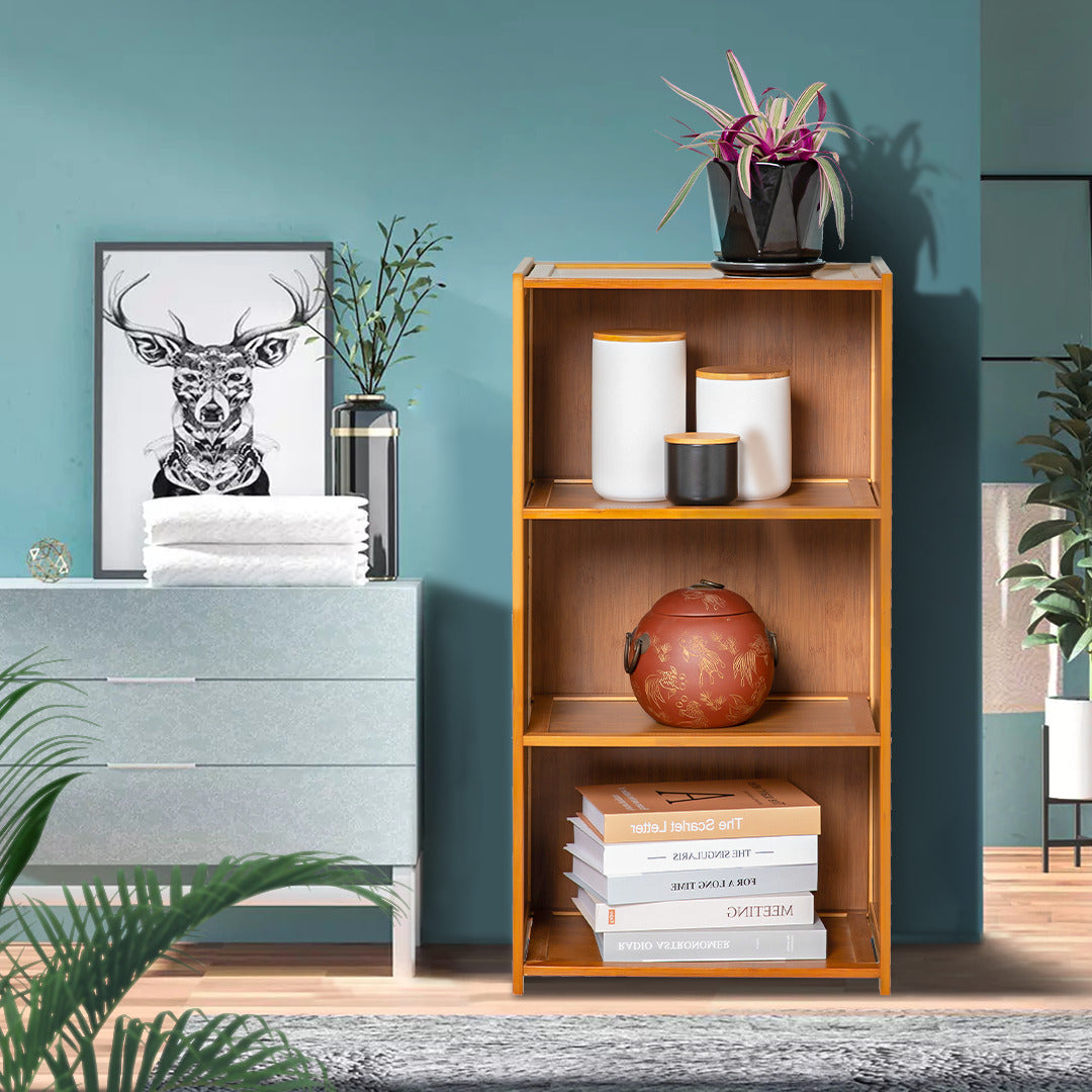 Doorless Bookcase - Brown