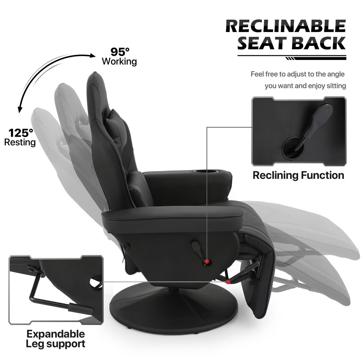 Reclinable Computer Chair #003
