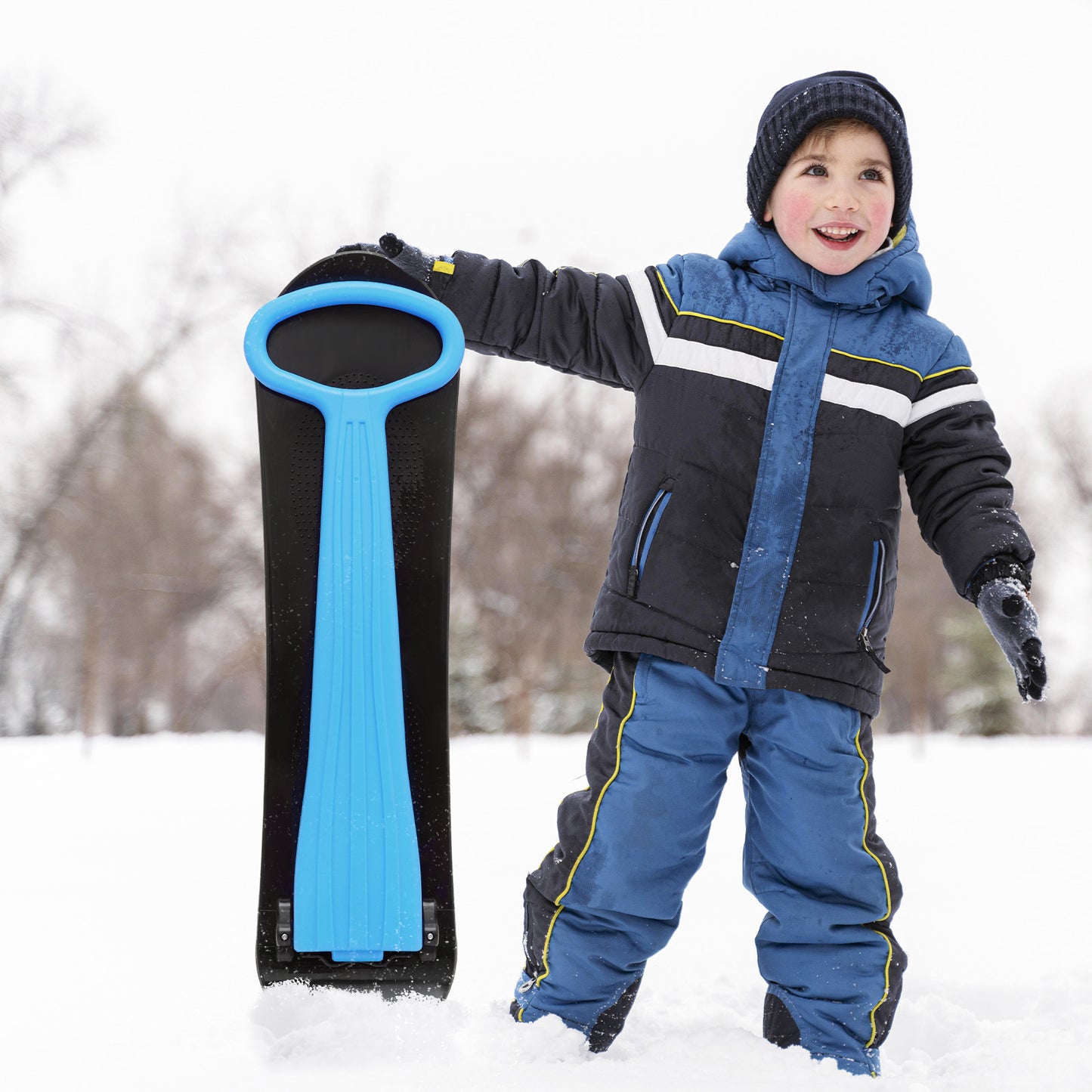 Set of 2 Foldable Snow Scooter