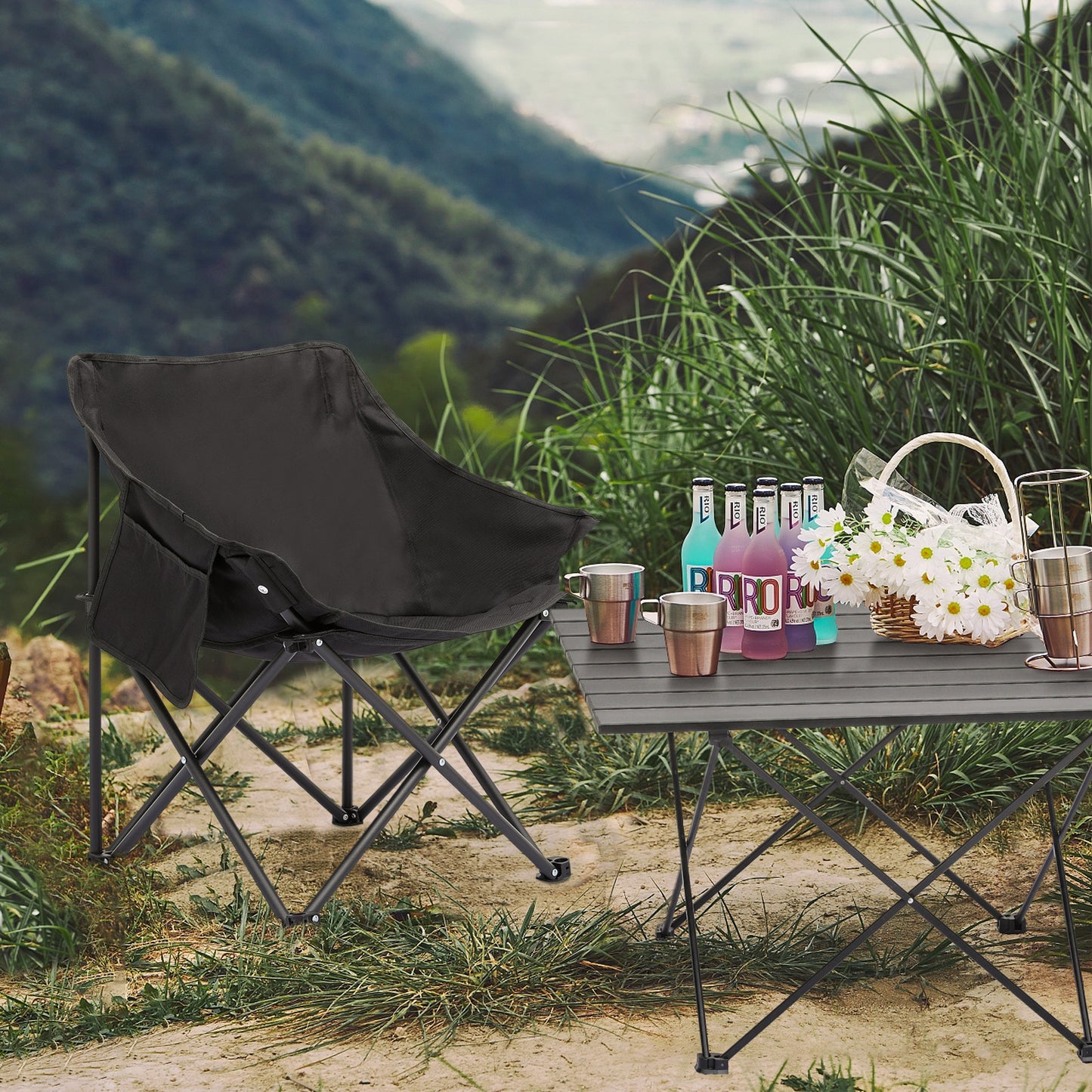 Folding Camping Table and Chair Set