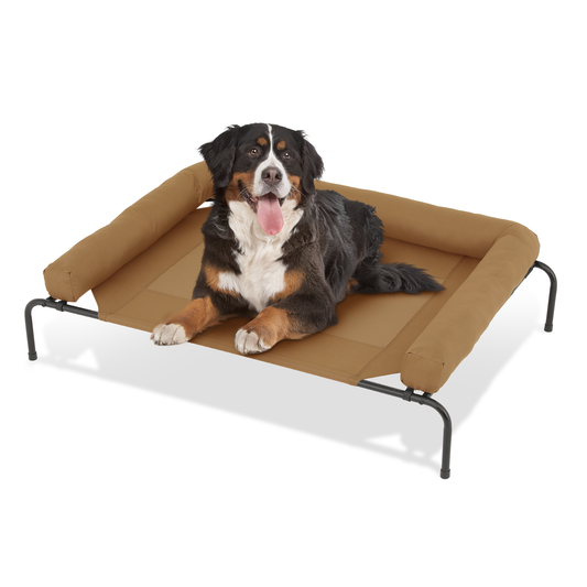 Elevated Dog Bed - w/ Removable Bolster - 55'' Length