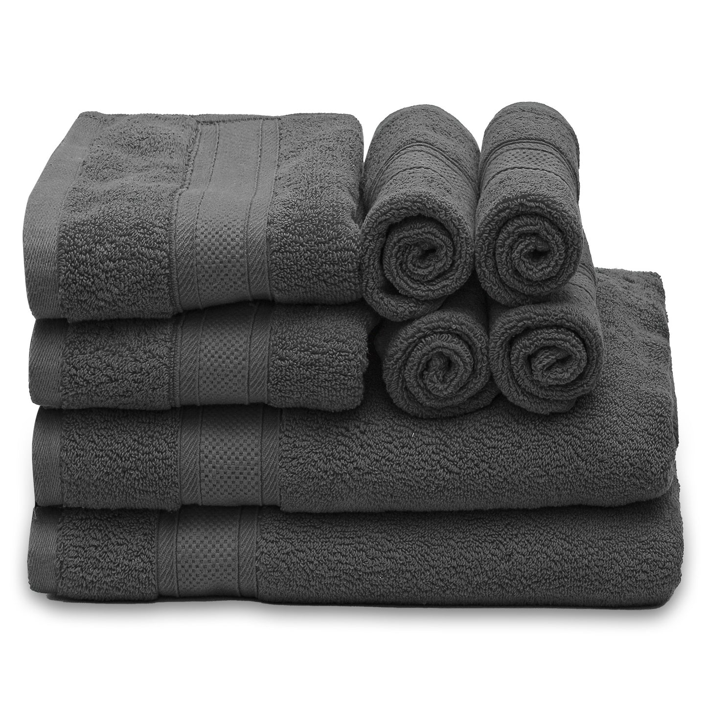 Towel Set - 4*Washcloth + 2*Hand Towel + 2*Bath Towel