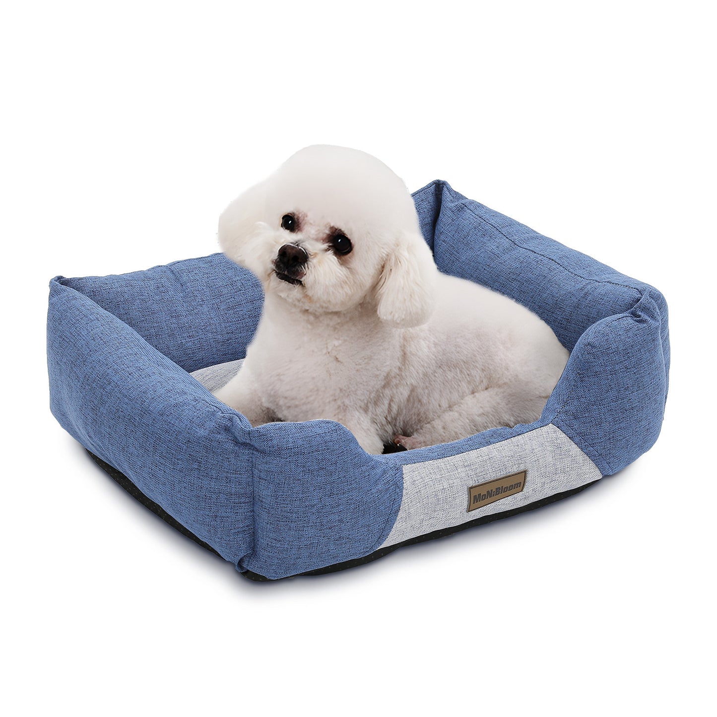 Pet Bed - Rectangle - 20'' Length - Linen-like - Machine Washable