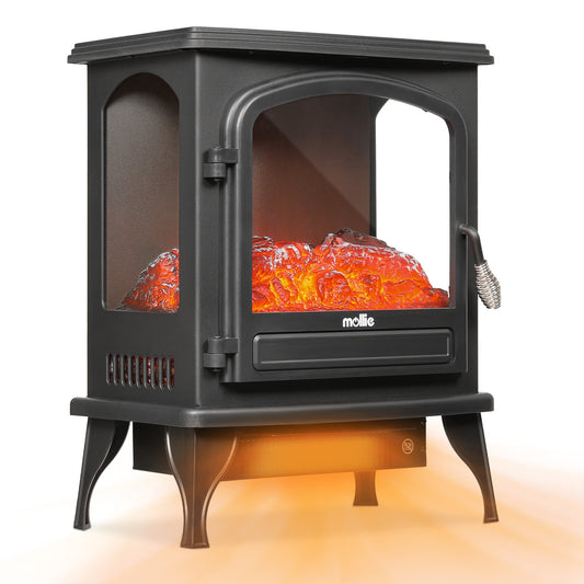 Freestanding Electric Fireplace - 1500W Space Heater