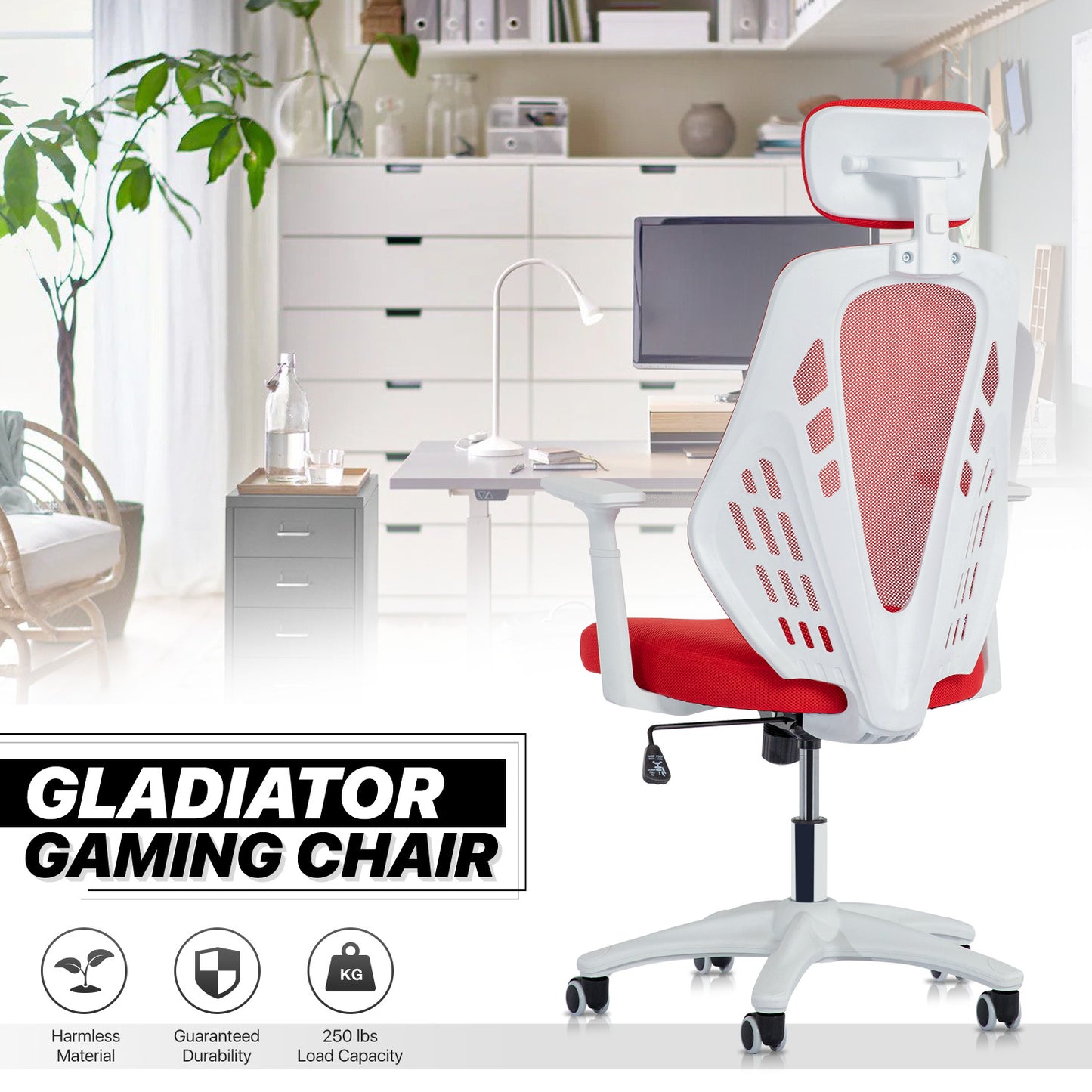 Mesh Task Chair with Headrest