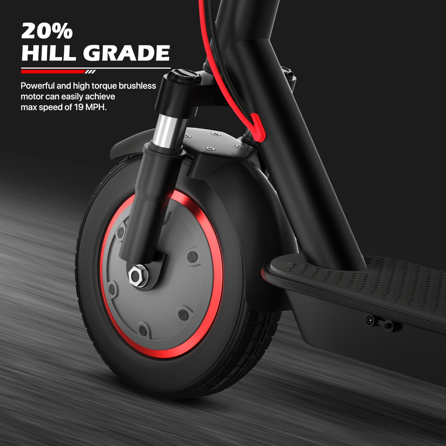 Electric Scooter - 36V, 7.5A, Black