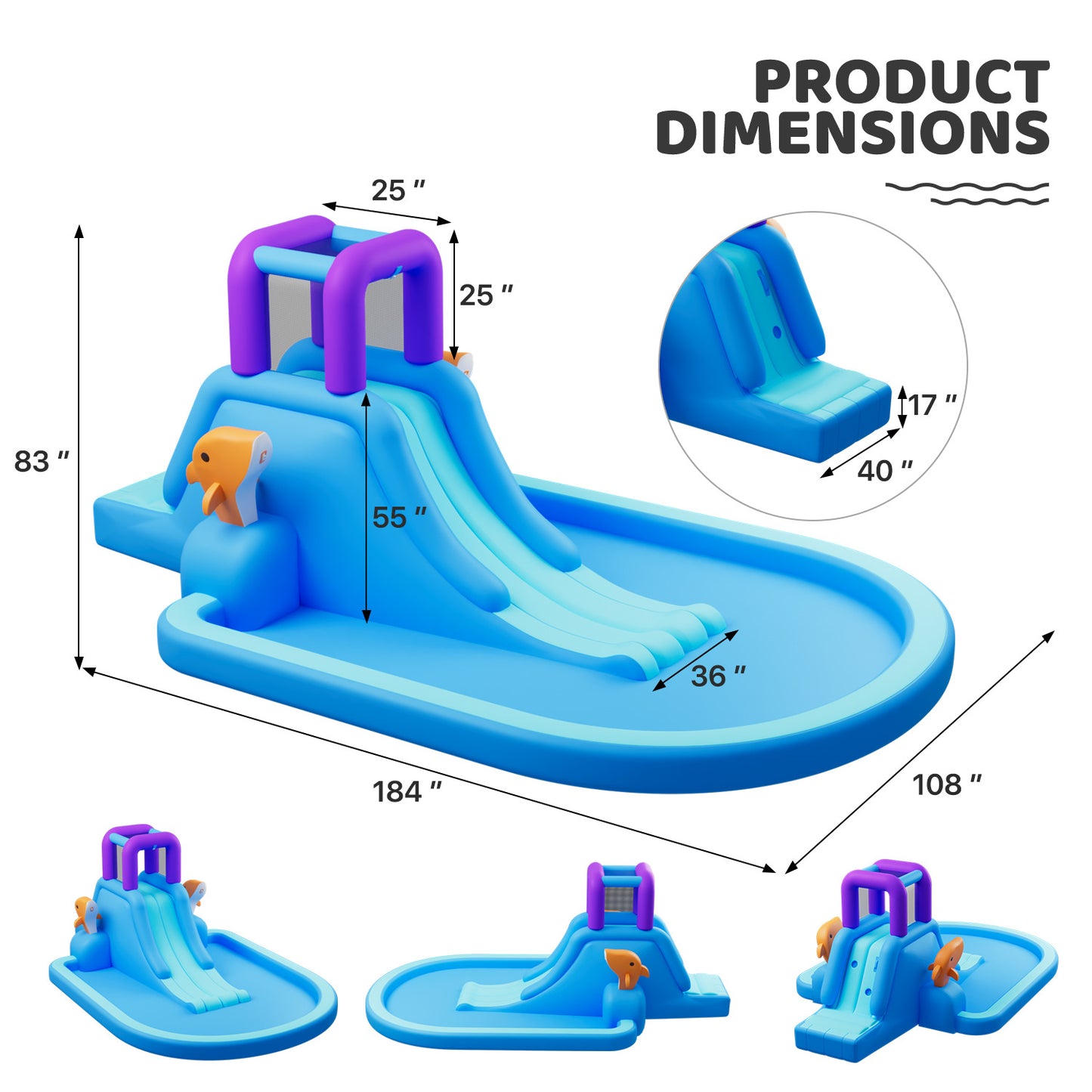 inflatable product-bounce-181inches