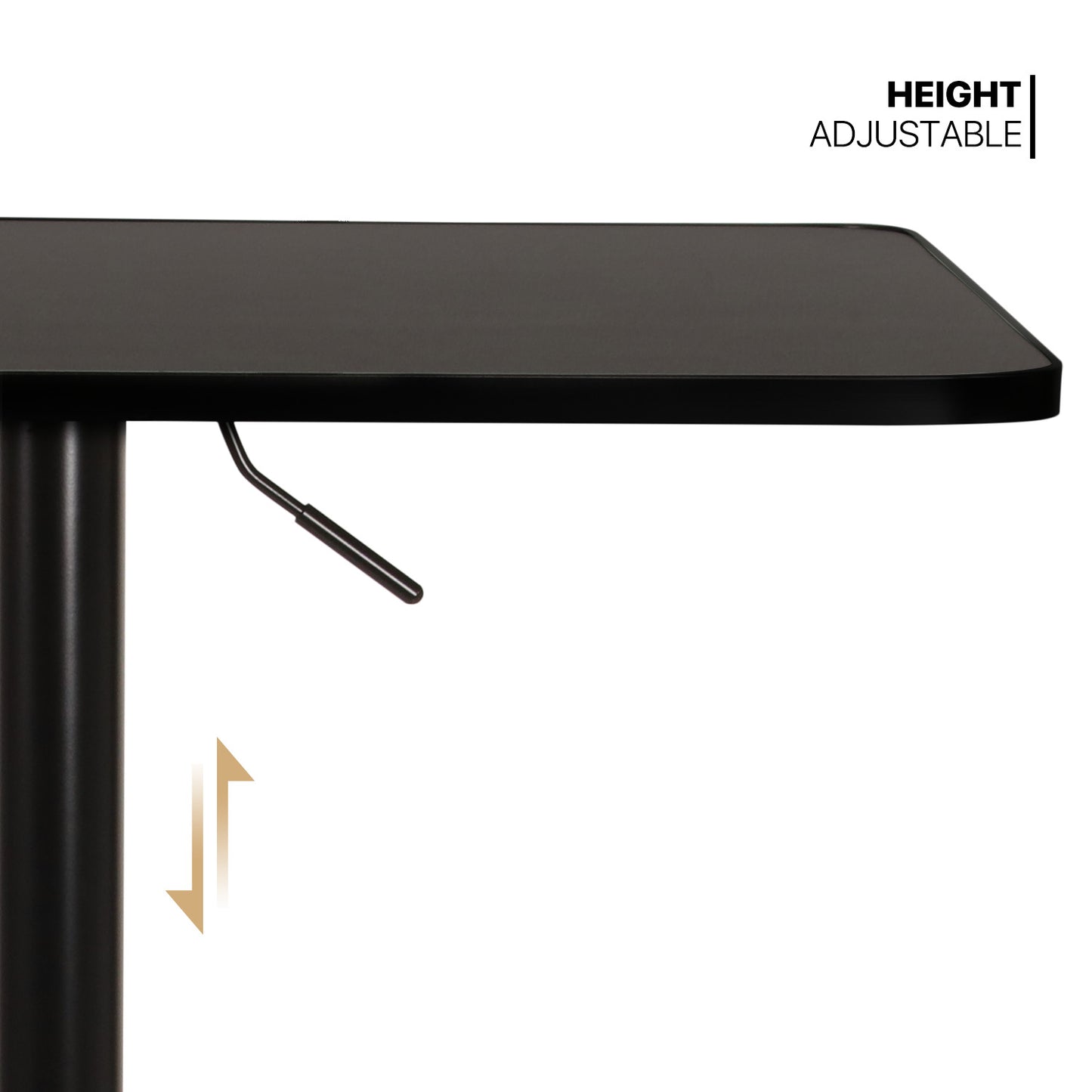 Bar Table - Adjustable Height - 31.5" x 31.5"