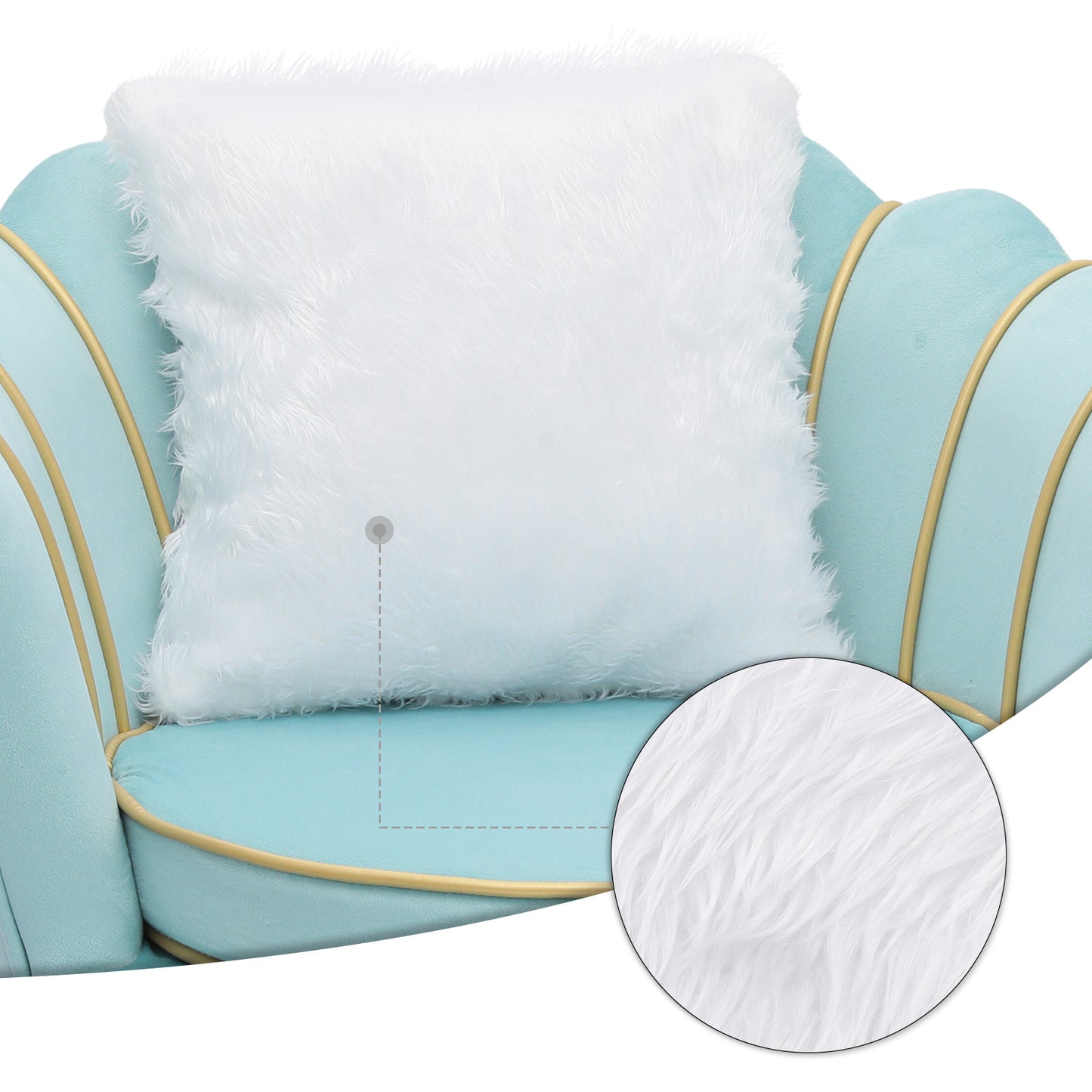 Velvet Vanity Upholstered Relaxation Accent Chair