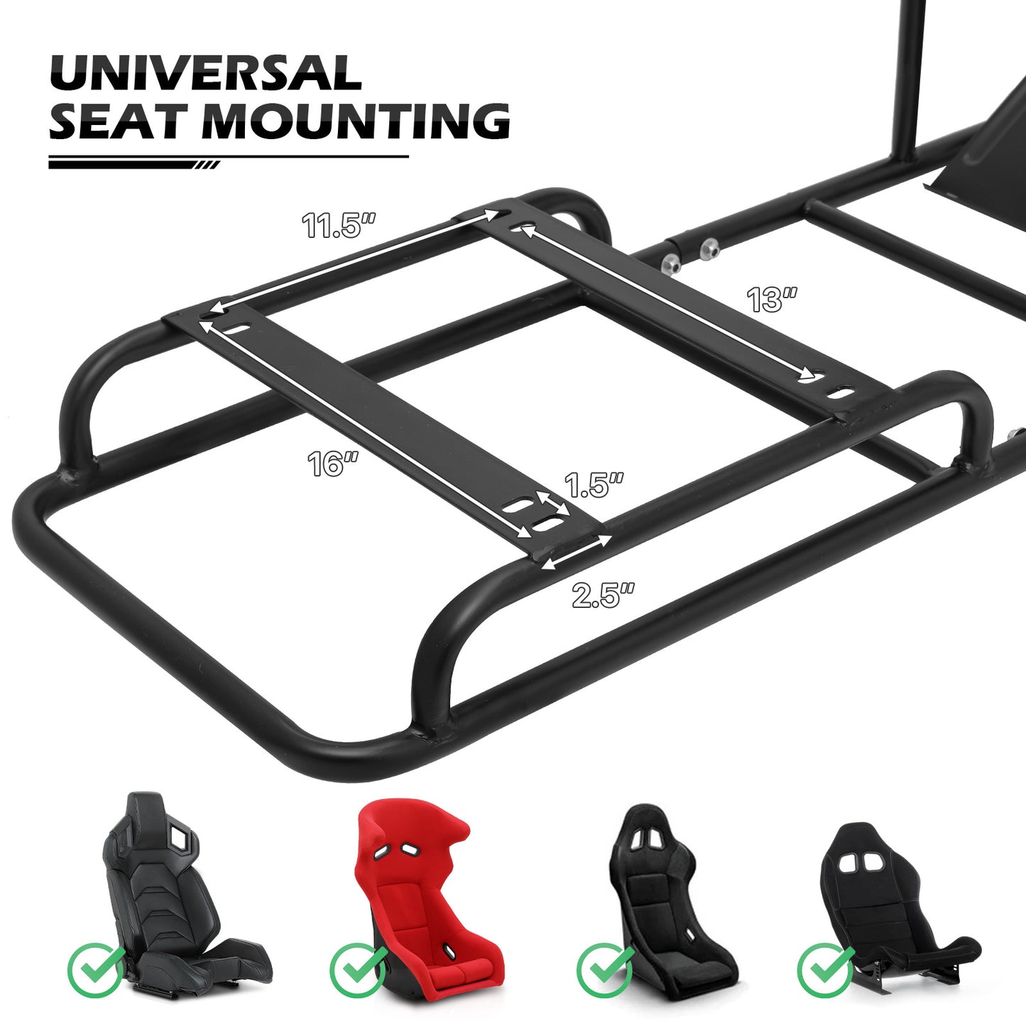 Racing Simulator Cockpit Wheel Stand