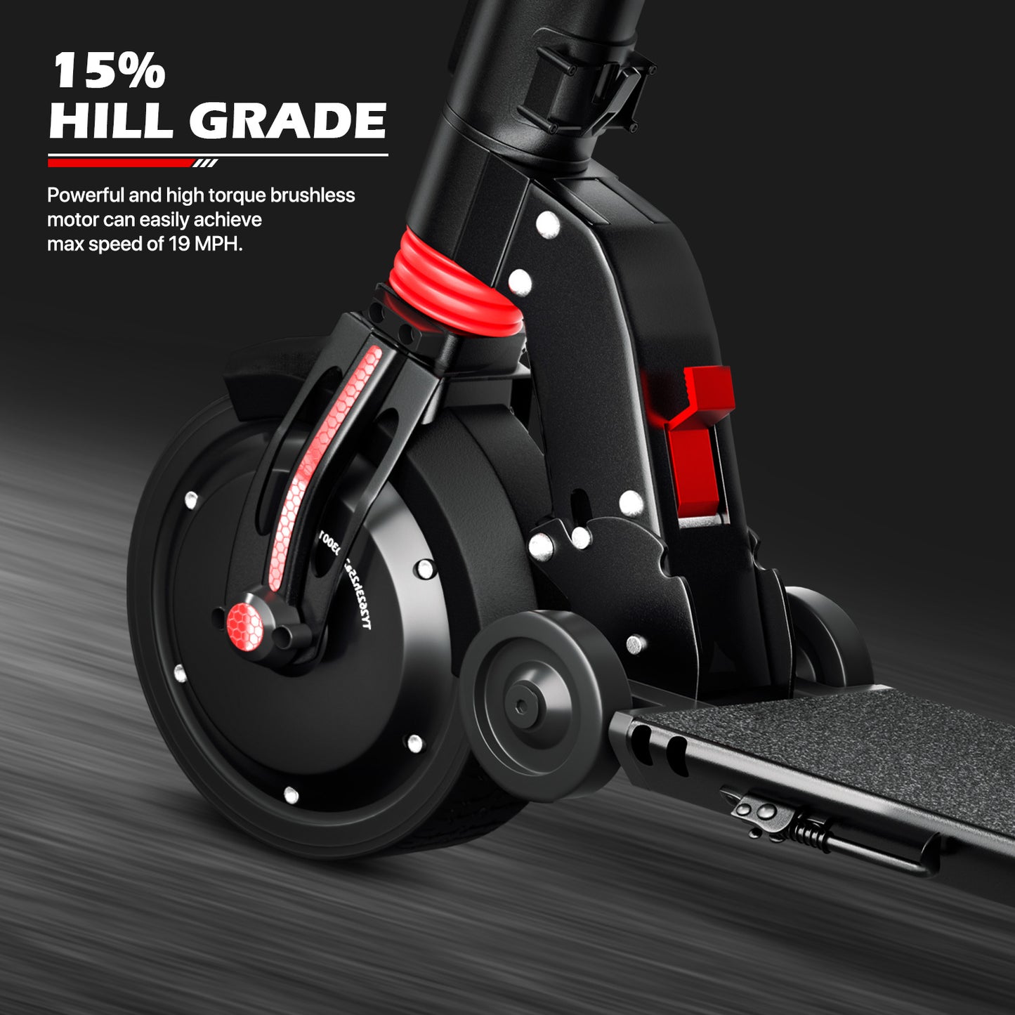 Electric Scooter - 36V, 6.0A, Black