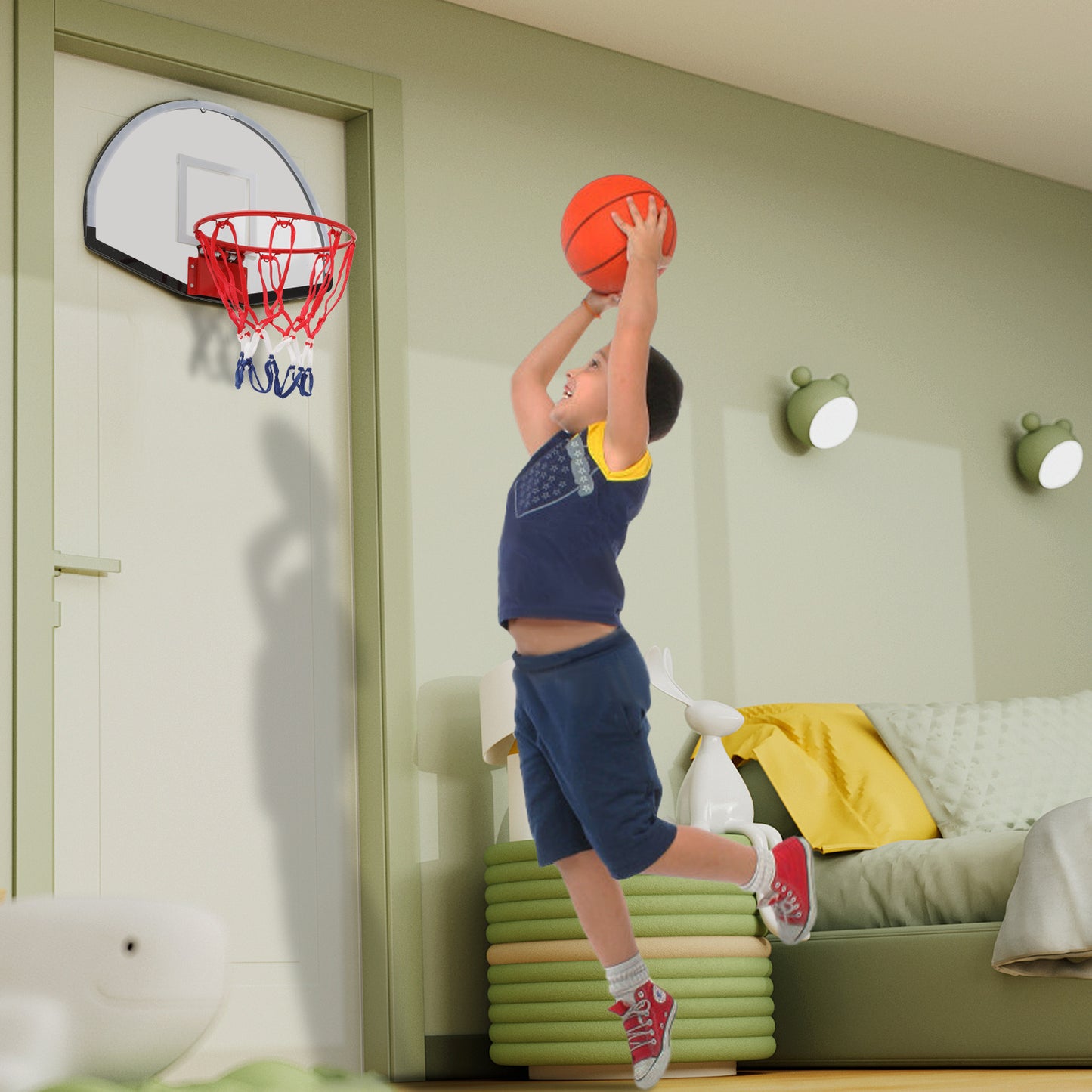 Over Door Hoop - Semicircle Backboard