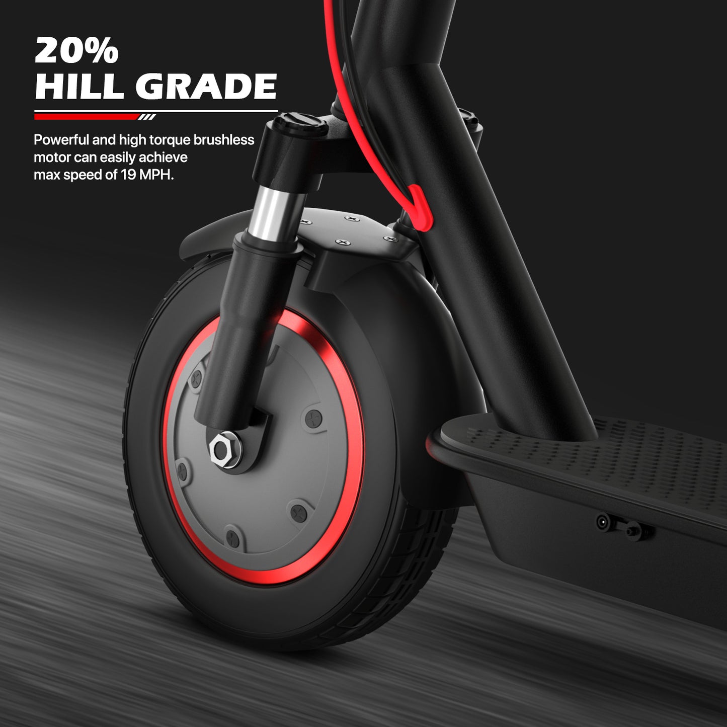 Electric Scooter - 36V, 12.5A, Black