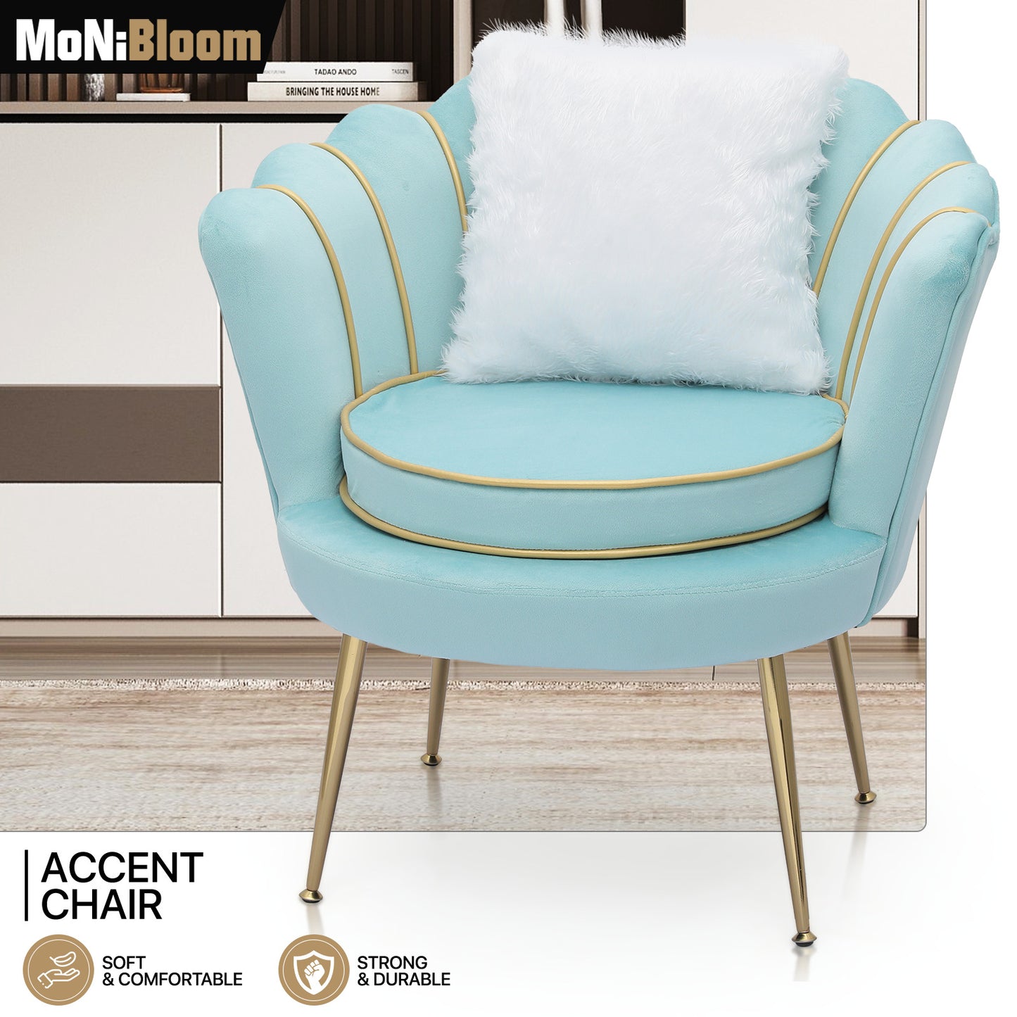 Velvet Vanity Upholstered Relaxation Accent Chair