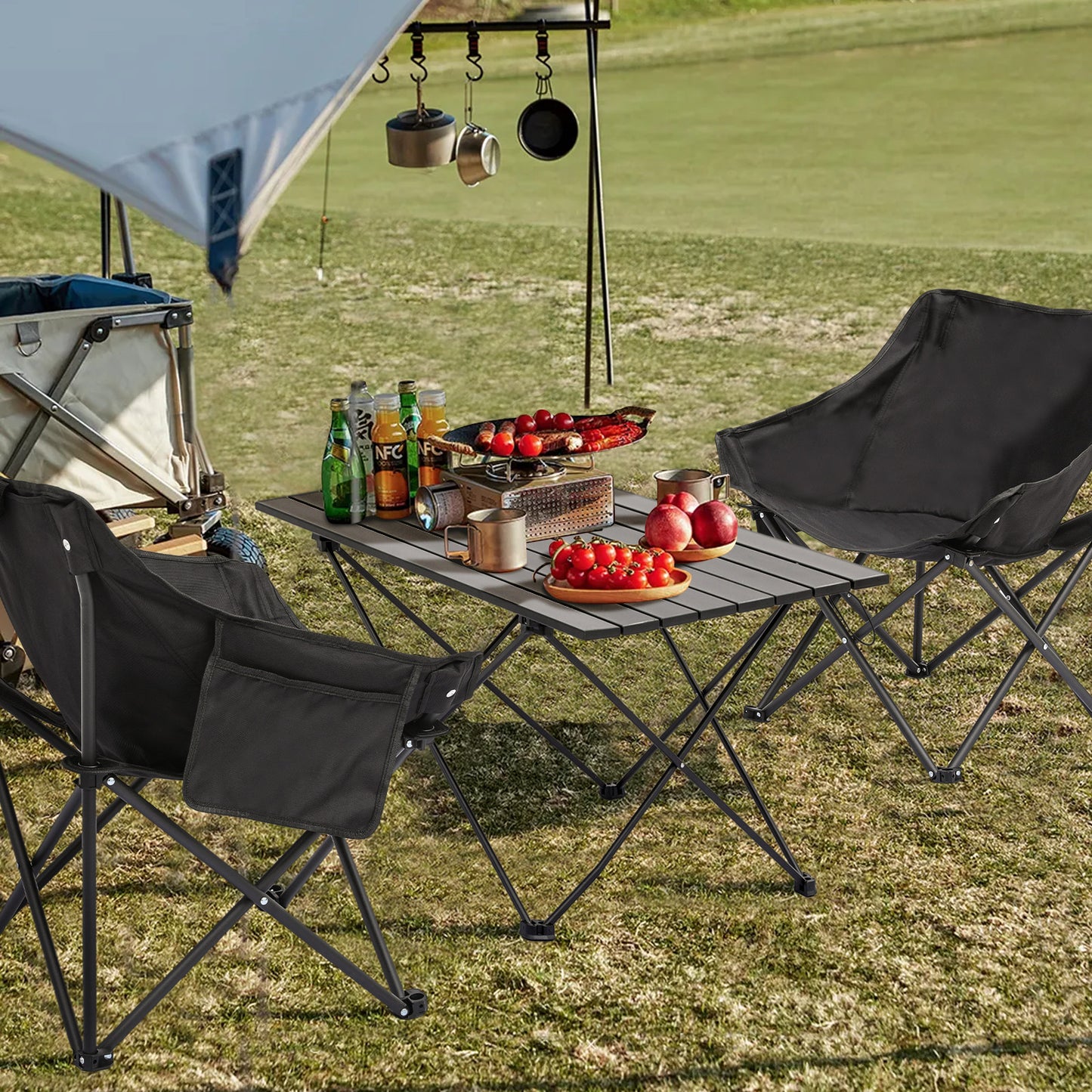 Folding Camping Table and Chair Set