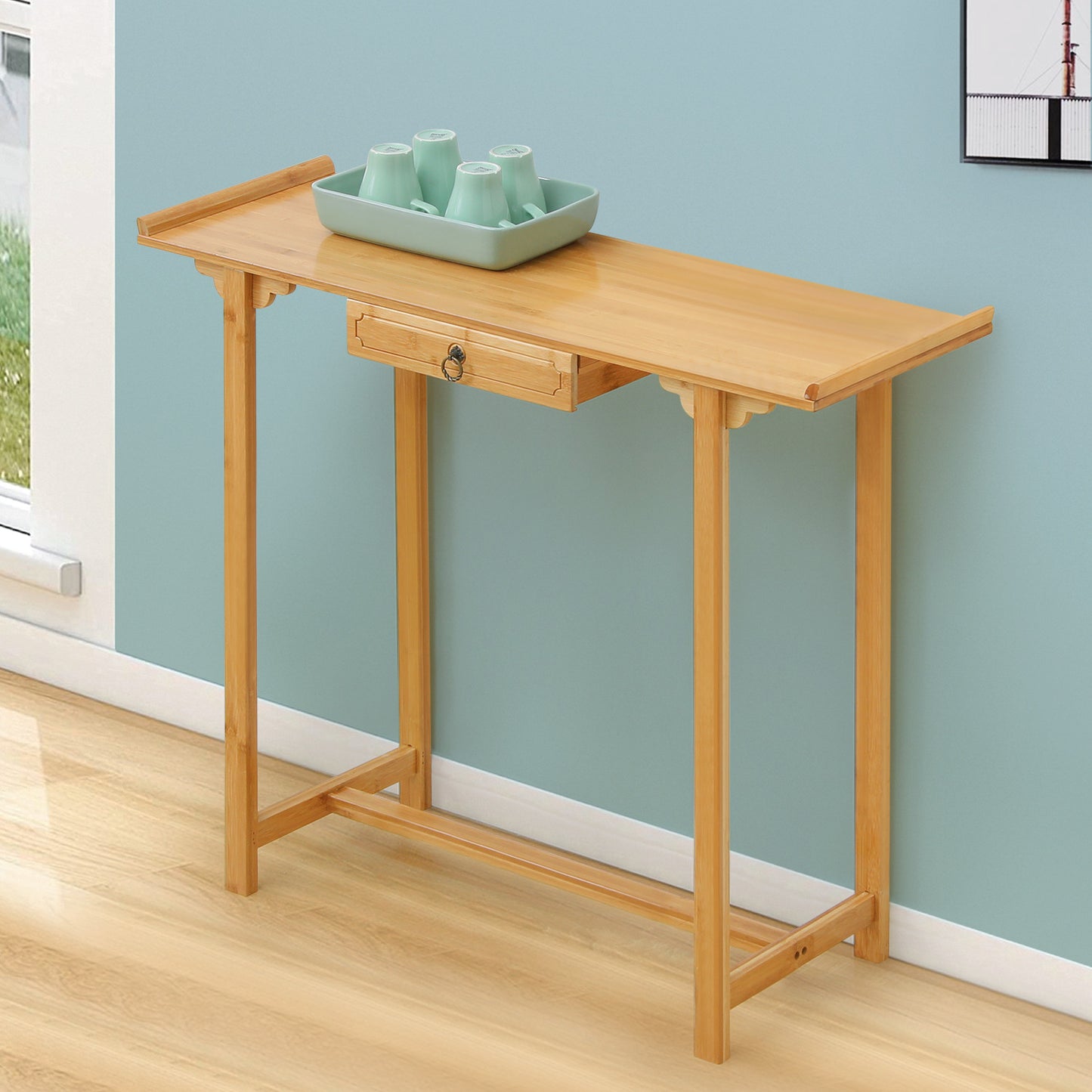 Chinese Altar Table w/Drawer - Natural
