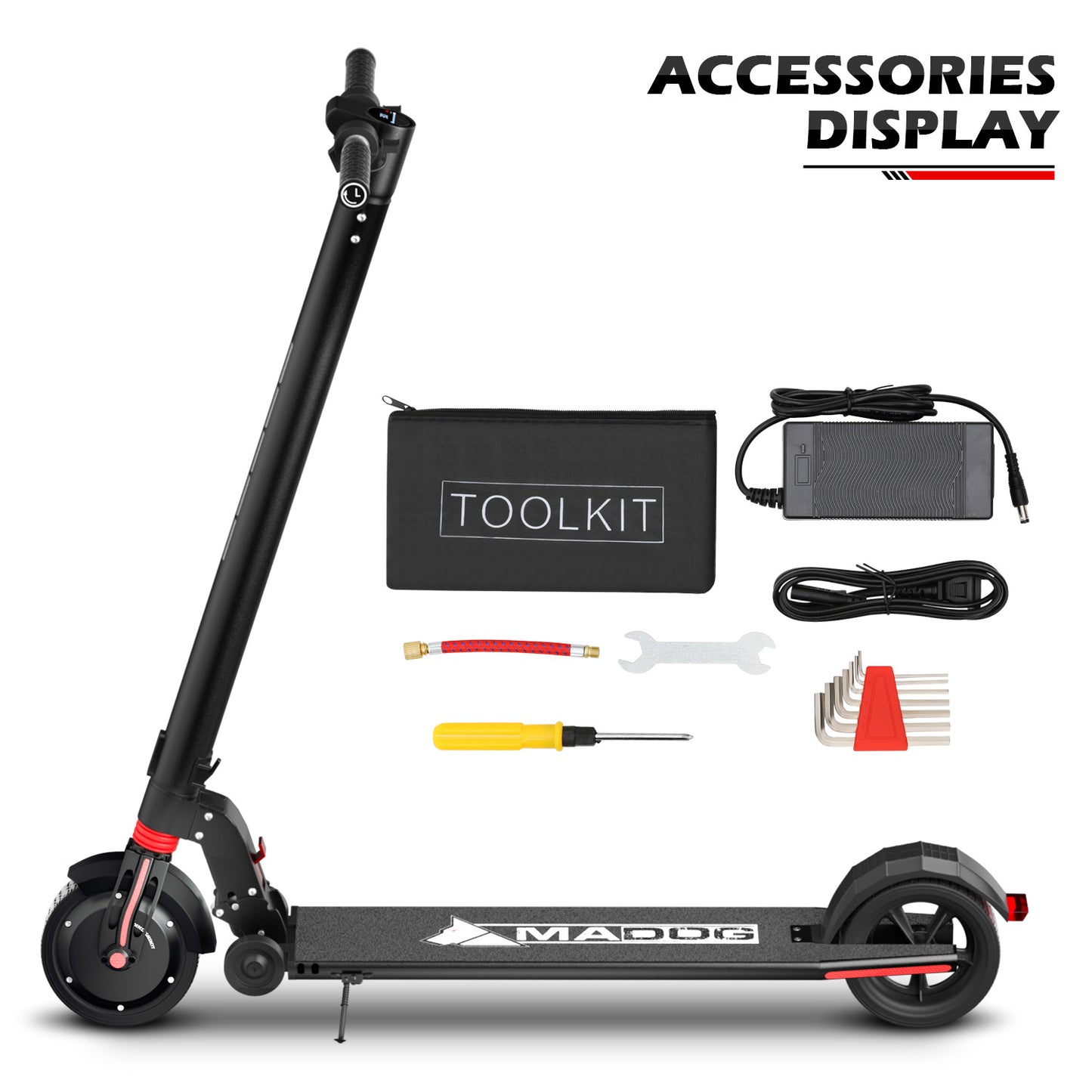 Electric Scooter - 36V, 6.0A, Black