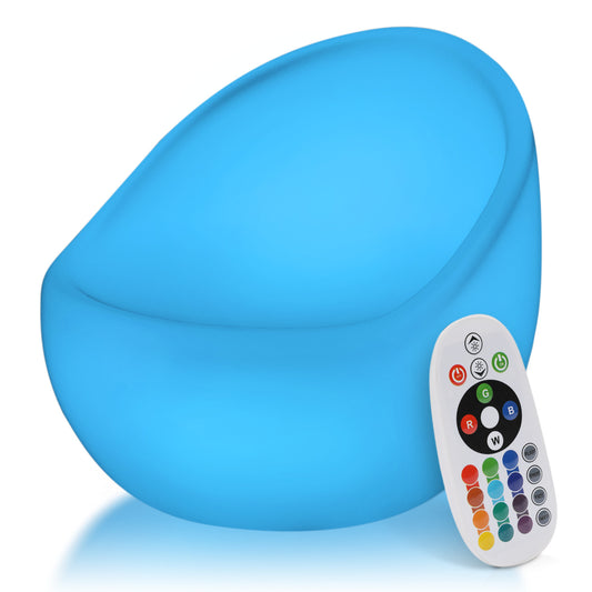 LED - Stool - Egg Shape - 16 Colors Remote Control