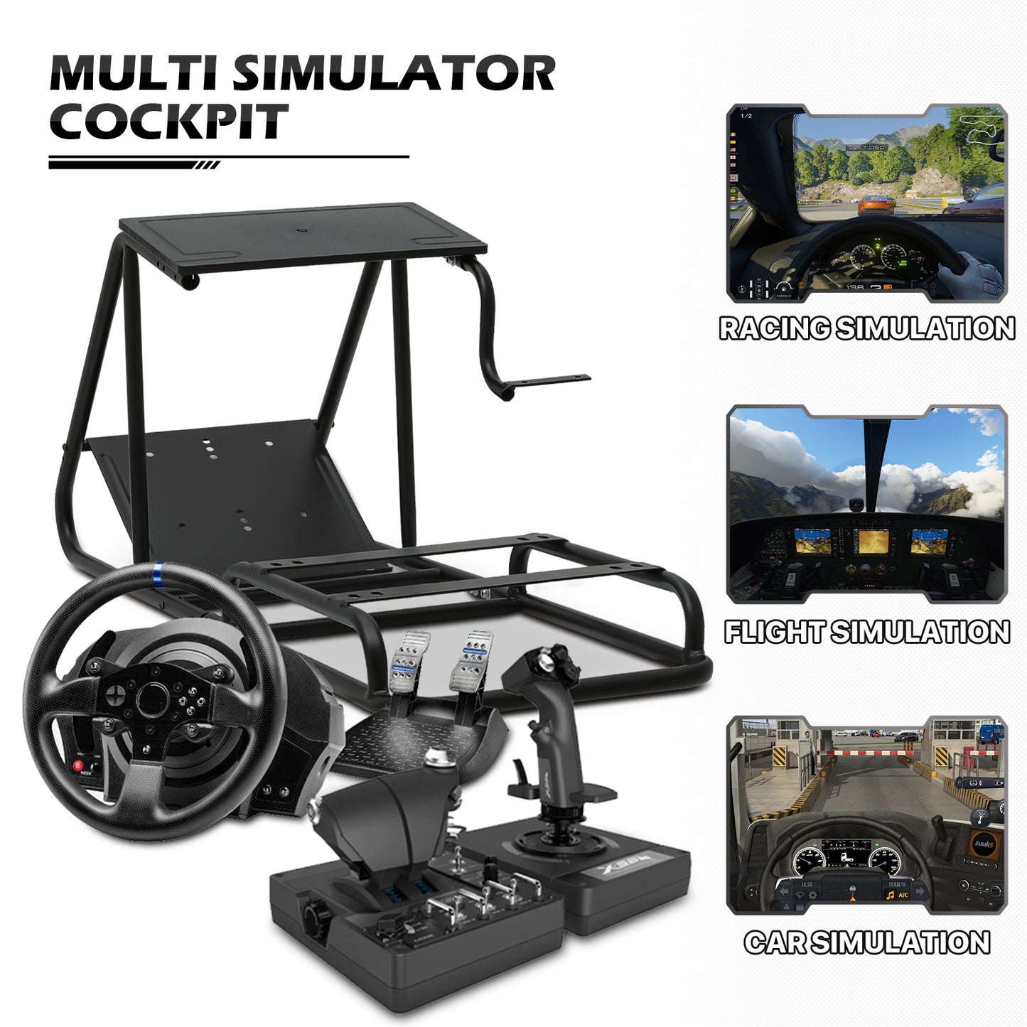 Racing Simulator Cockpit Wheel Stand