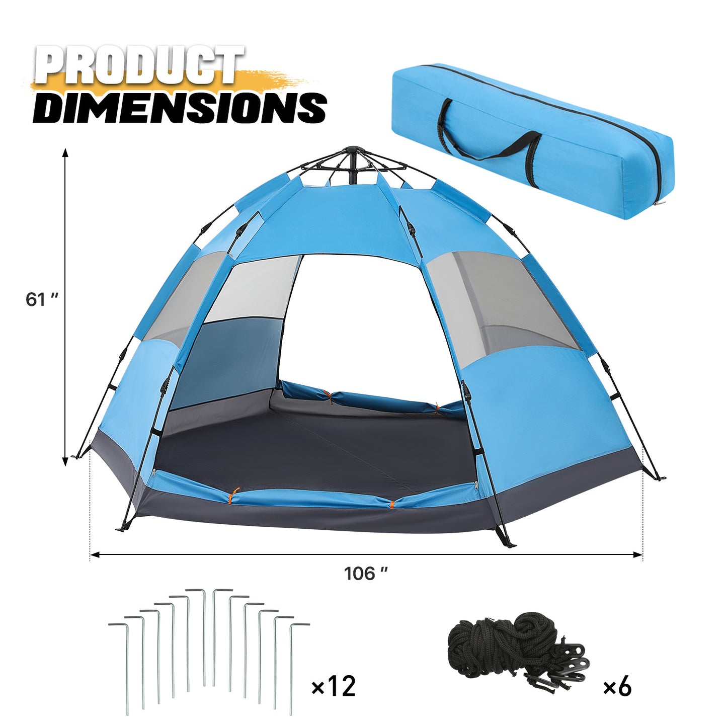 Dome Tent, 4 Person