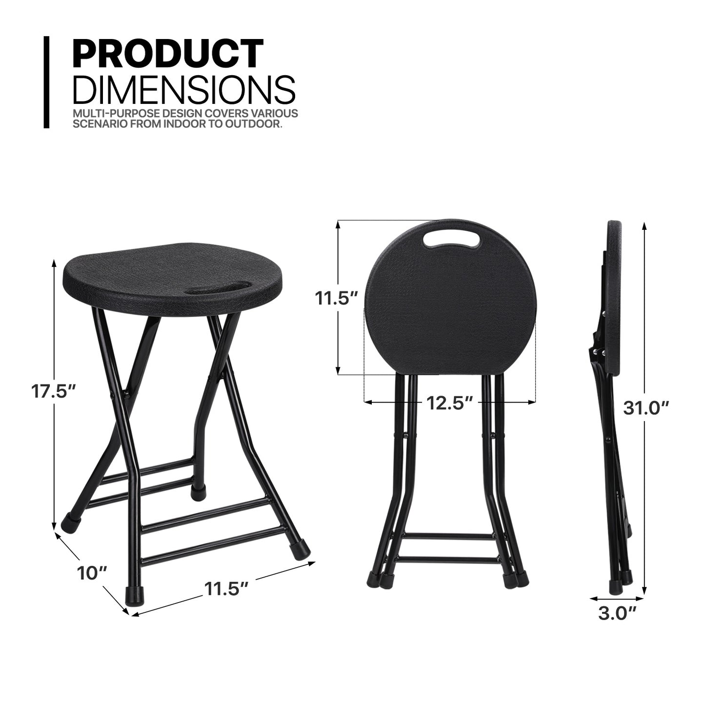 6 Pcs Foldable Stool