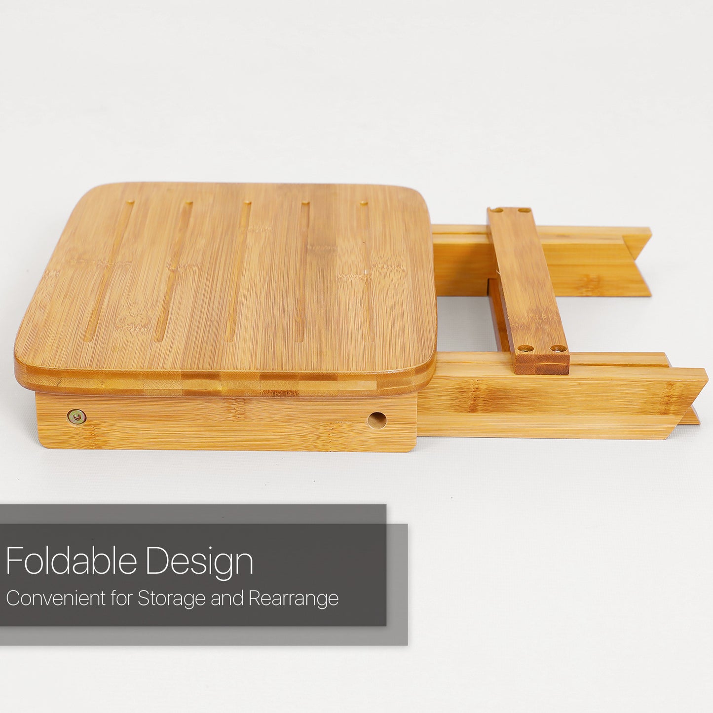 Foldable Step Stool Foot Rest - Natural