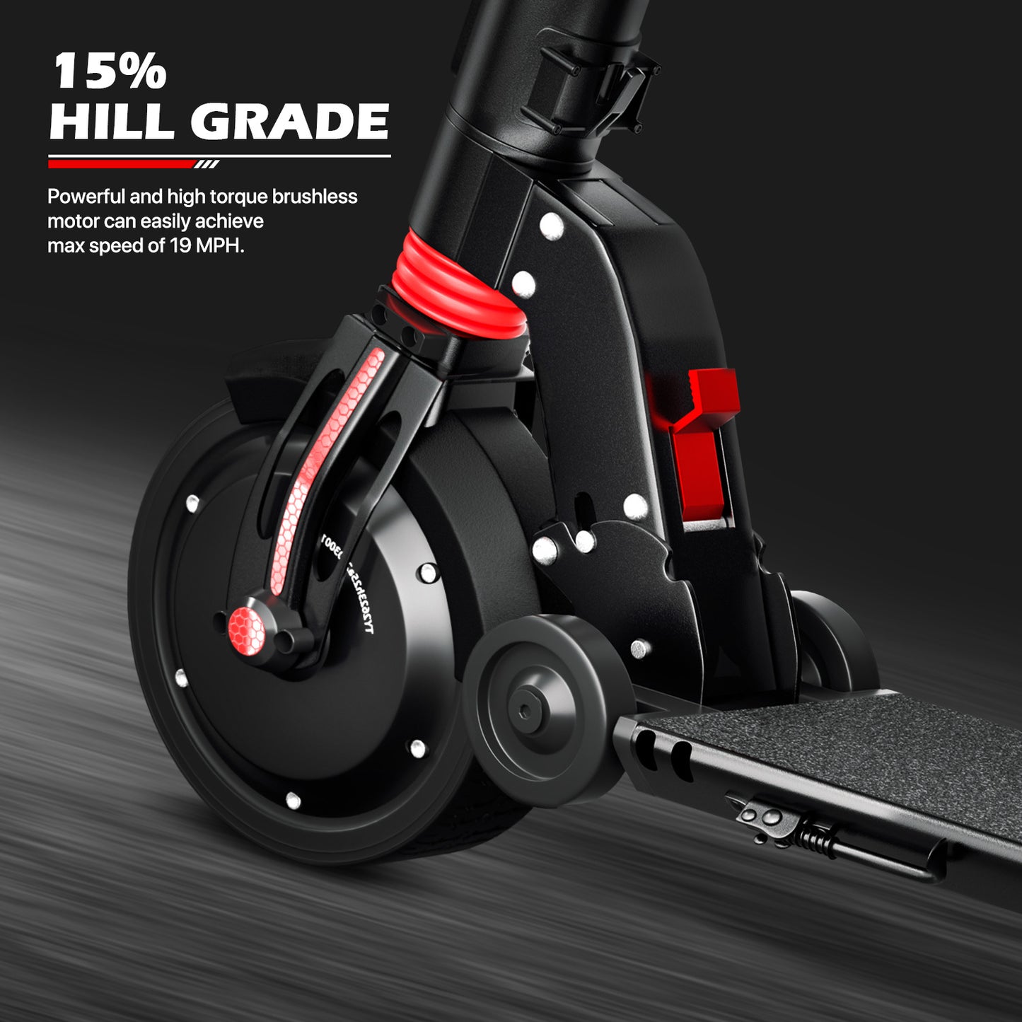 Electric Scooter - 36V, 7.8A, Black