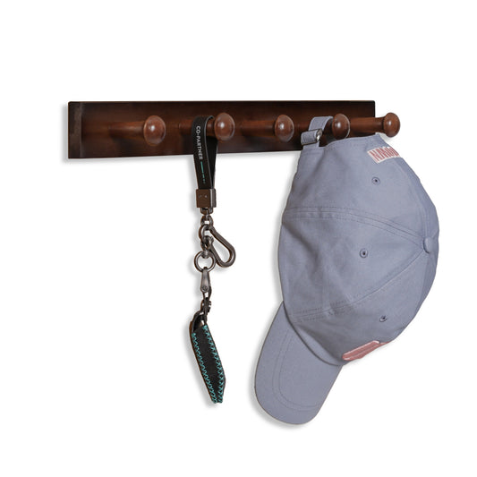 Wall Mounted Coat Hook - Brown